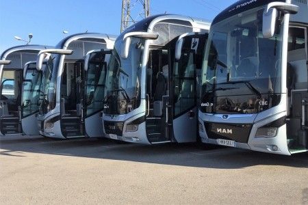 Transfert en bus depuis l'aéroport jusqu'au centre de Majorque