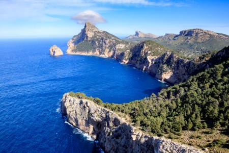 Les falaises de la Sierra Tramuntana à Majorque